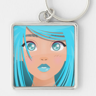ANIME CARTOON GIRL KEY RING