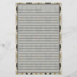 Anime Cat Faces Pattern Stationery