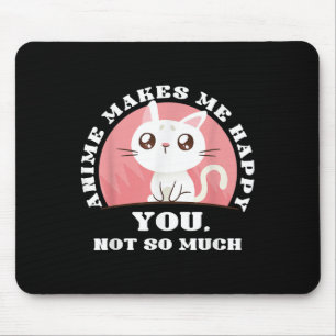 Anime Cat Gift Kawaii Japan Ramen Baka Otaku Manga Mouse Mat