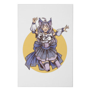 Anime Cat Girl Canvas Prints & Wall Art