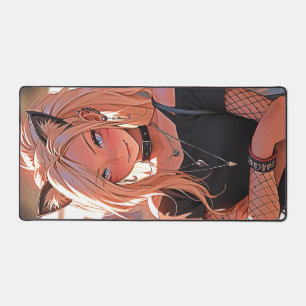 Anime CatGirl Desk Mat