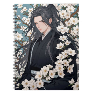 Anime character notebook cover