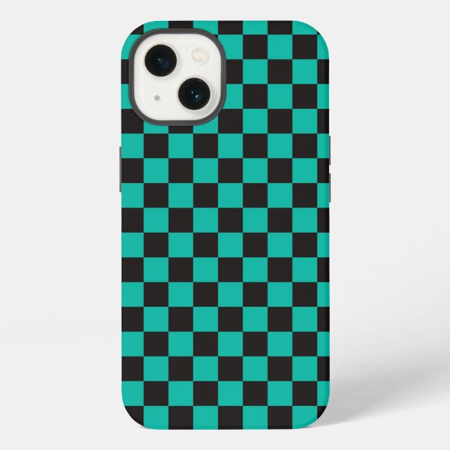 Anime Chequered Phone Case (Back)
