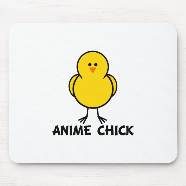 Anime Chick Mouse Mat (Front)