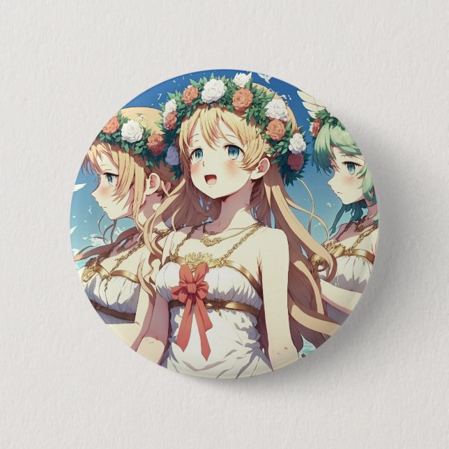 Anime Chor 6 Cm Round Badge (Front)