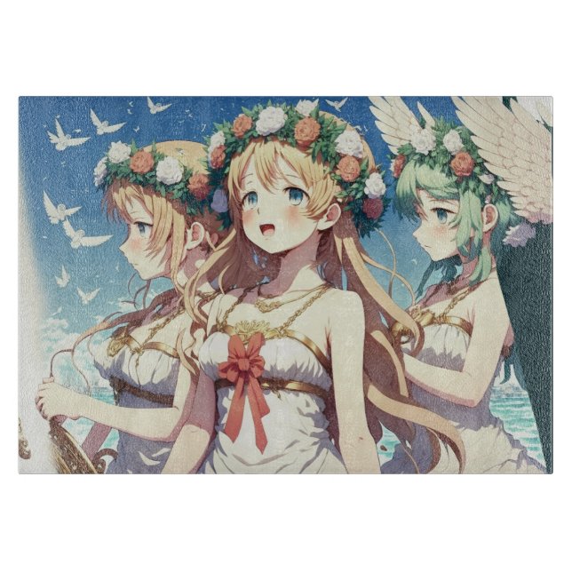 Anime Chor Cutting Board (Front)
