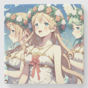 Anime Chor Stone Coaster