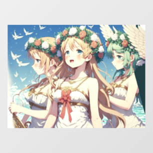 Anime Chor Window Cling