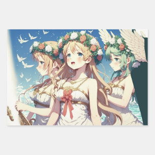 Anime Chor Wrapping Paper Sheet