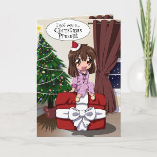 Anime Christmas 2 Holiday Card