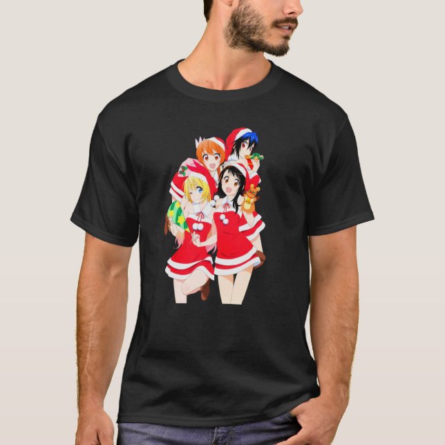 Anime christmas sweater funny rikka Classic T-Shir (Front)