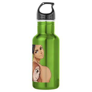 Anime Couple Digital Illustration Art Print 532 Ml Water Bottle