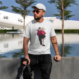 Anime Couple Flirting  T-Shirt