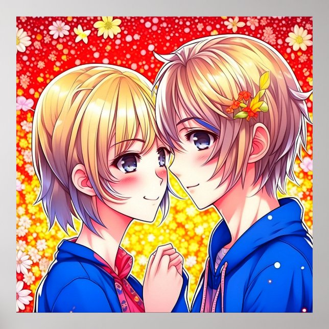 Anime Couple  Poster (Front)