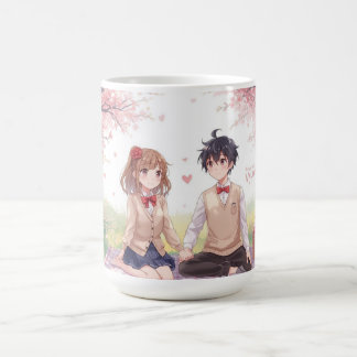 Anime Couple Valentine's Day Mug