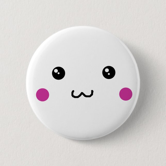 Anime Cute Button (Front)