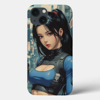 Anime Cyberpunk Girl iPhone Case 