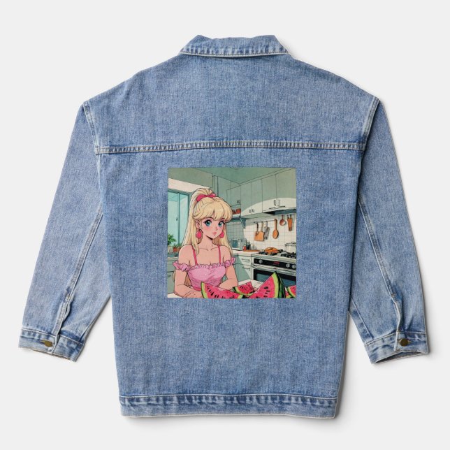 Anime Denim Jacket (Back)