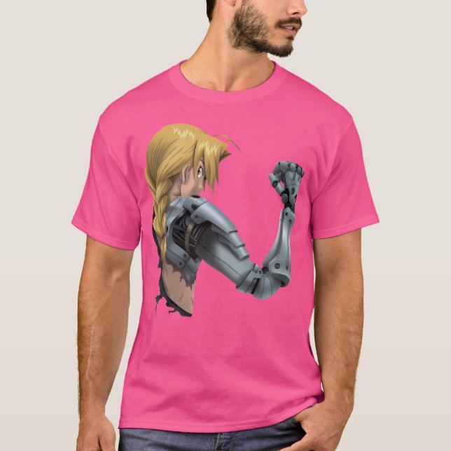 Anime Design Metal T-Shirt (Front)
