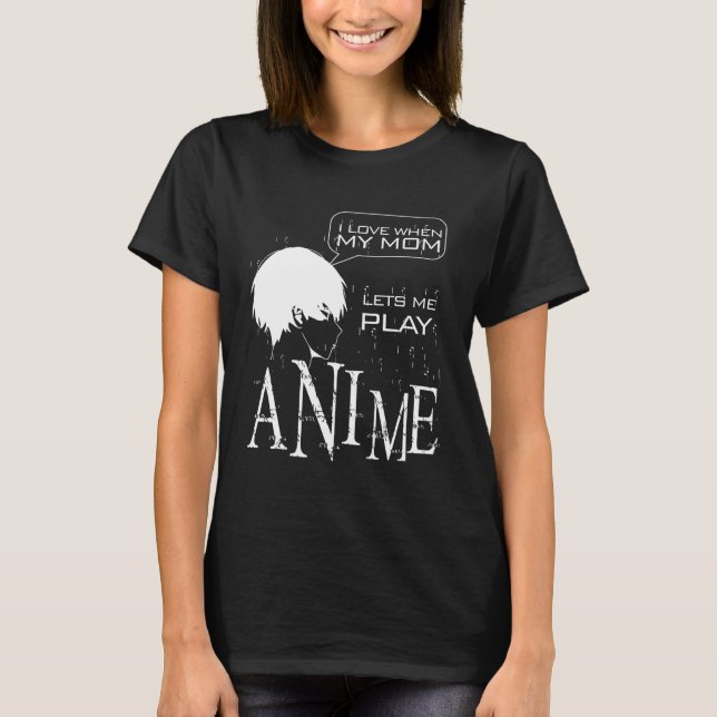 Anime Designs for Teen Girls Cosplay for Boys T-Shirt (Front)