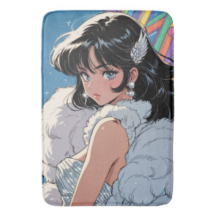 Anime diva bath mat