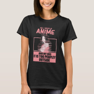 Anime Dog Designs for Teen Girls Cosplay for Adult T-Shirt