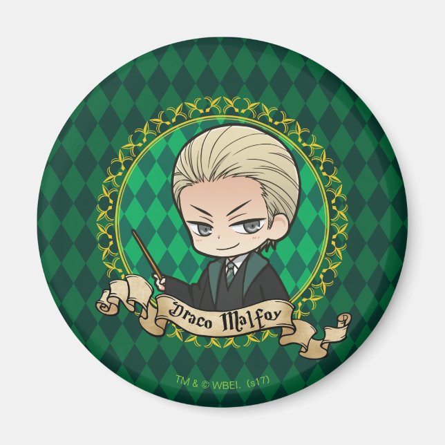 Anime Draco Malfoy Magnet (Front)