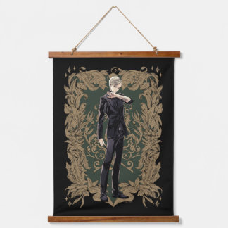 Anime Draco Malfoy Ornate Frame Hanging Tapestry