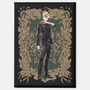 Anime Draco Malfoy Ornate Frame Magnet