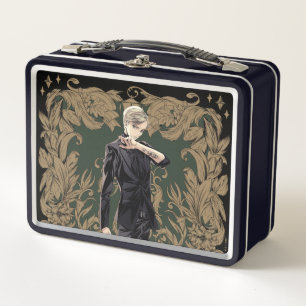 Anime Draco Malfoy Ornate Frame Metal Lunch Box