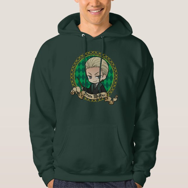 Anime Draco Malfoy Portrait Hoodie (Front)