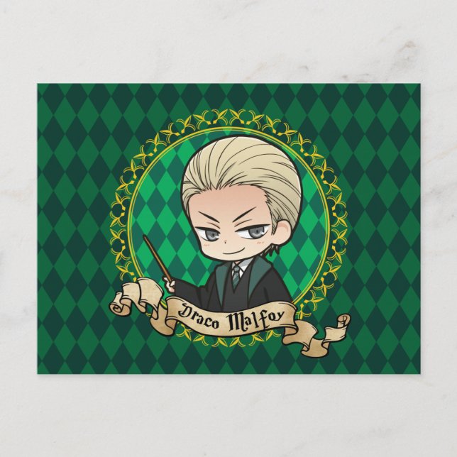 Anime Draco Malfoy Postcard (Front)