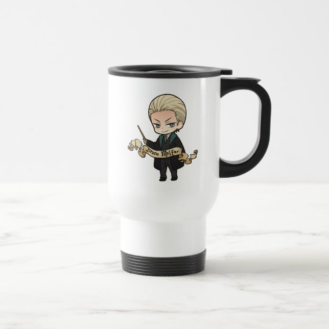 Anime Draco Malfoy Travel Mug (Right)