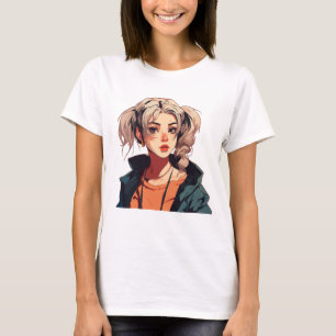 Anime Dream: Beige-Haired Beauty T-Shirt