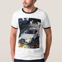 Anime Drift BMW Street Racing Graphic T-Shirt | JD
