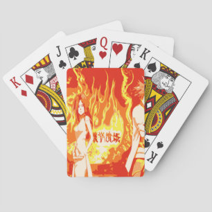 anime duo warrior s playing cards