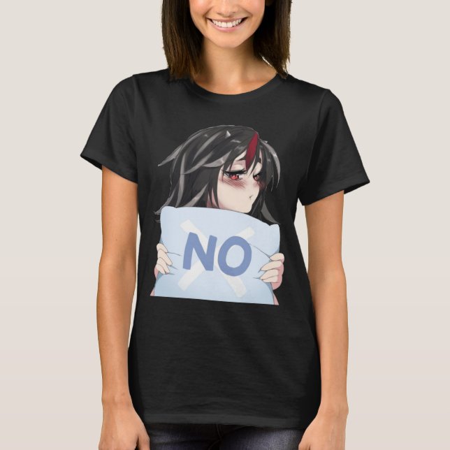Anime Emoji Discord Emoticon Art ( NO) T-Shirt (Front)