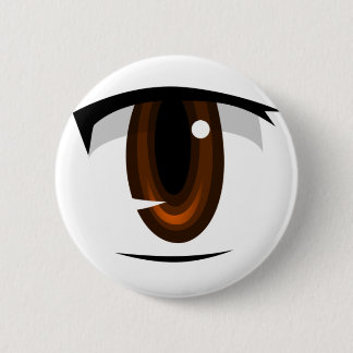 Anime eye 6 cm round badge