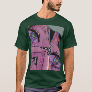 Anime Eyes Pastel Kawaii Girl Aesthetic Japanese O T-Shirt