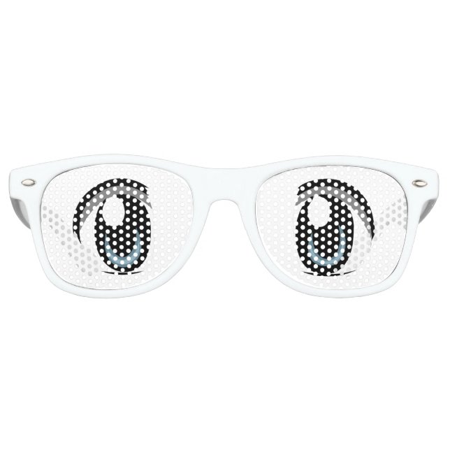 Anime Eyes Retro Sunglasses (Front)