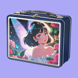 Anime fairy  metal lunch box