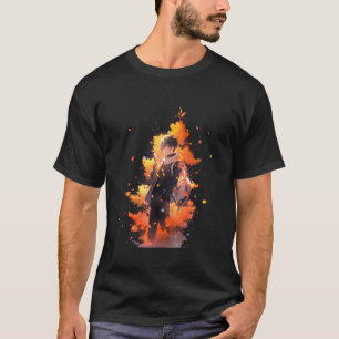 Anime Fall Autumn Falling Leaves Japanese Otaku Bo T-Shirt