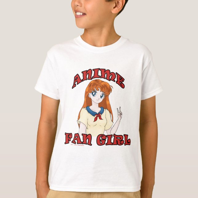 Anime Fan Girl Girl's Sweatshirts (Front)