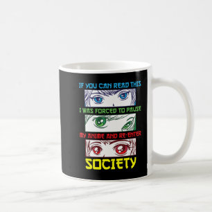 Anime Fan  Watching Anime Phrase Fun Anime Lover  Coffee Mug