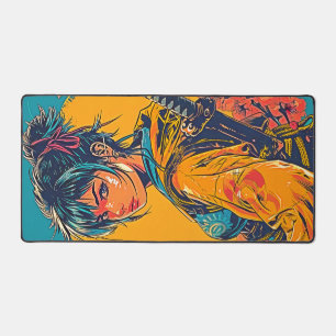 Anime Female Warrior (Onna-musha) Desk Mat