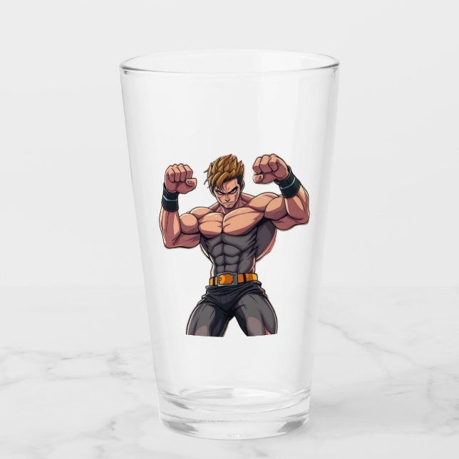 Anime Fighter Glass (Front)