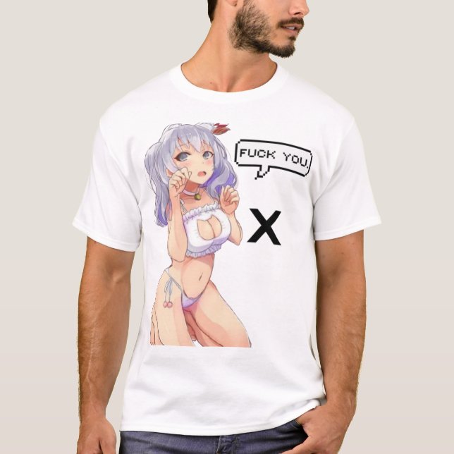Anime Figures Girl Japanese Foxy Sexy Cat Ea T-Shirt (Front)