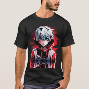 Anime Fury: Angry Young Man Design T-Shirt