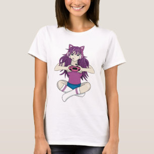 Anime Gamer Girl T-Shirt