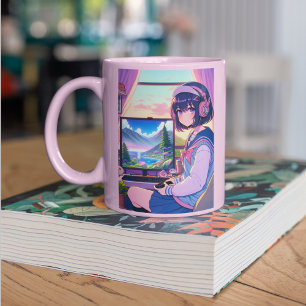 Anime Gaming Girl Mug